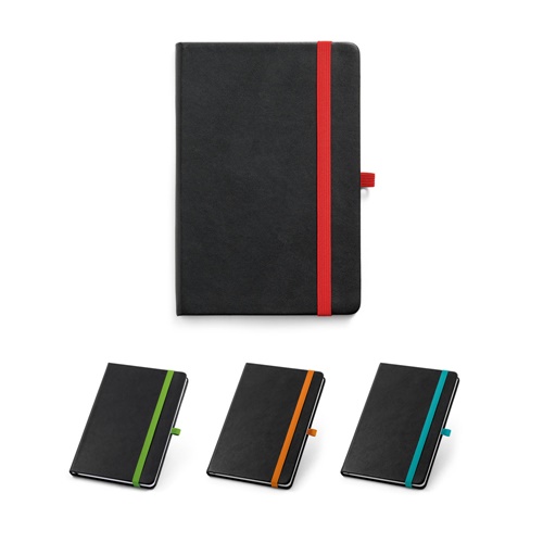 Bloc notes A5 en PU avec pages lignées