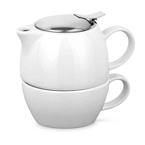 Set à thé 2 en 1 en porcelaine