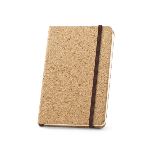 Carnet de poche en liège avec 160 pages unies