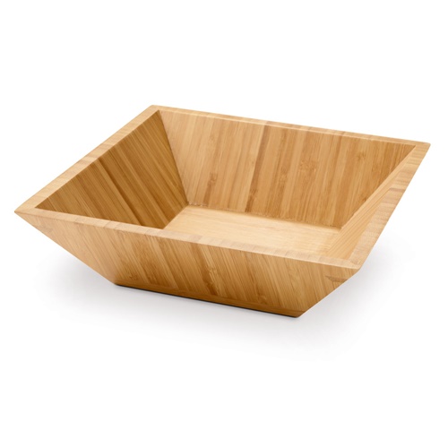 Saladier rectangulaire en bambou