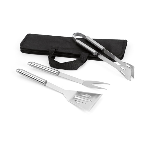 Set de barbecue de 3 pièces en acier inoxydable