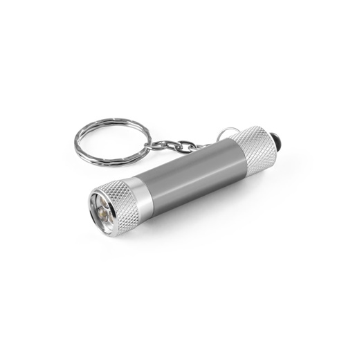 Porte-clés en aluminium avec lampe de poche 3 LED