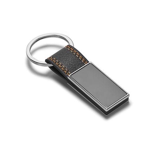 Porte-clés en métal et PU
