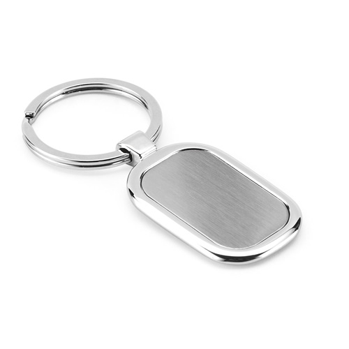 Porte-clés en métal personnalisable en doming