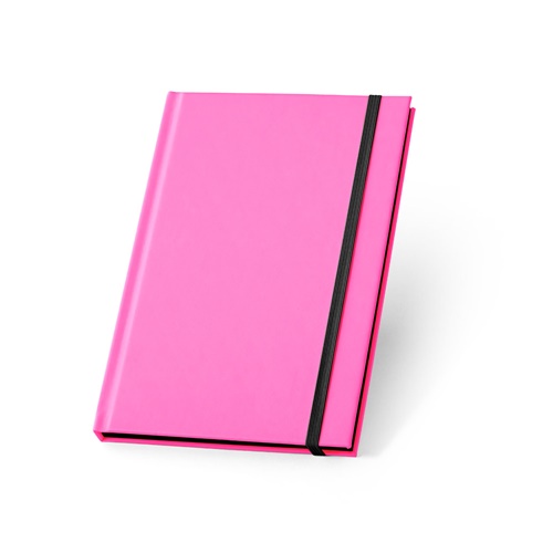 Bloc-notes A5 en PU fluorescent avec pages lignées
