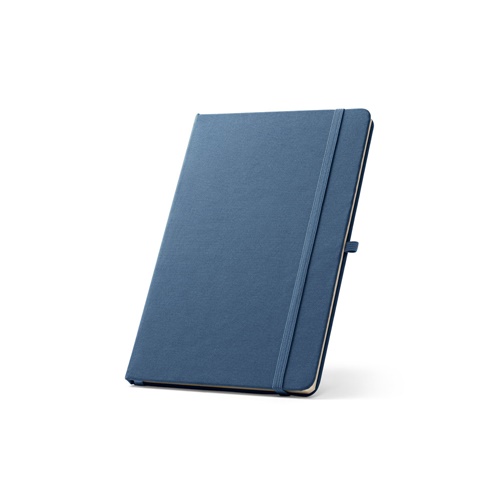 Cahier A5 en polyester recyclé (100% rPET) avec pages lignées