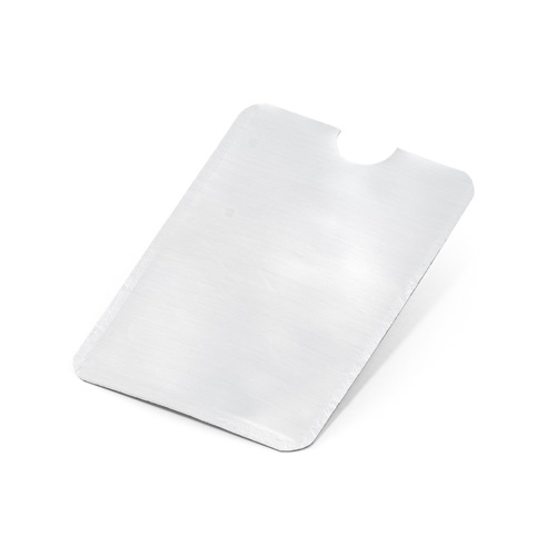 Porte-cartes en aluminium avec blocage RFID