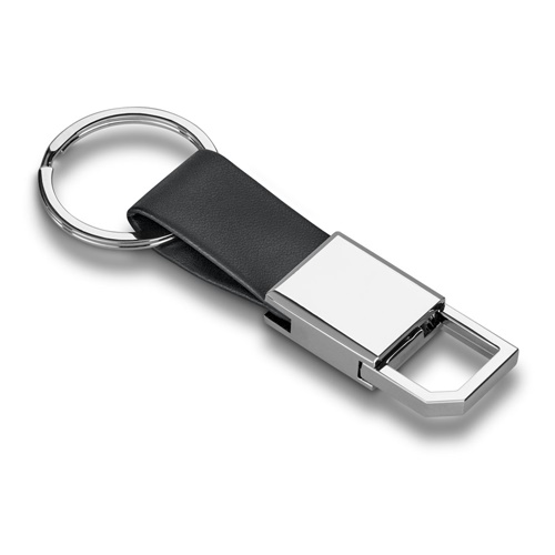 Porte-clés en métal et PU