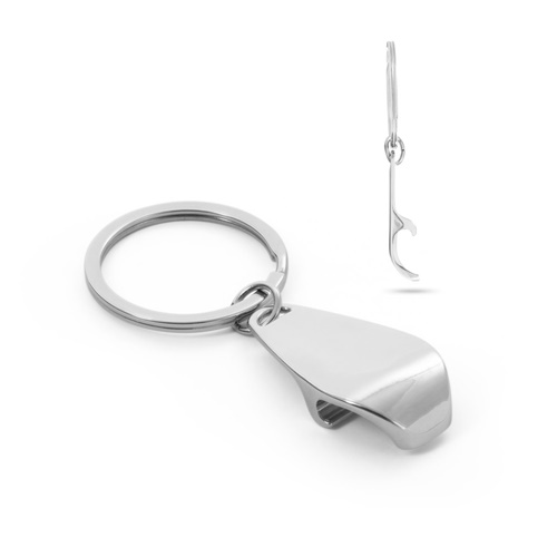 Porte-clés decapsuleur en métal