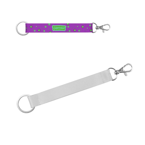 Lanière SET SUBLIMATION Courte II DUO (20 mm) avec anneau Ø 32 mm et mousqueton à déclenchement de 20 mm