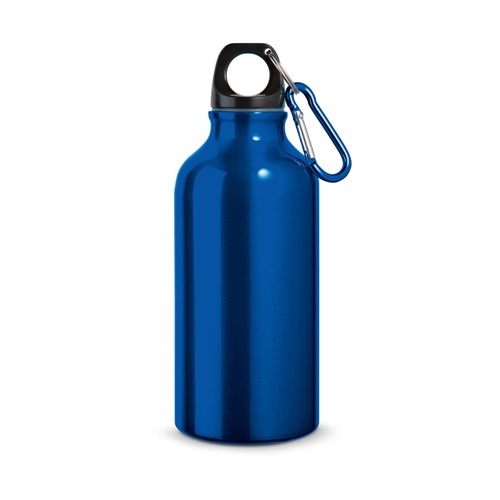 LANDSCAPE S. Bouteille de sport 400mL en aluminium avec mousqueton