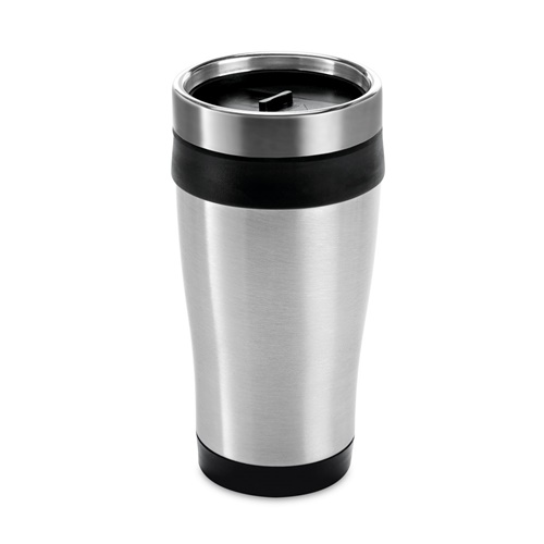 Gobelet de voyage en acier inoxydable et PP 420 mL