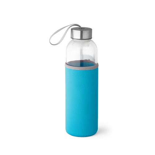 Bouteille de sport en verre et acier inoxydable 520 mL