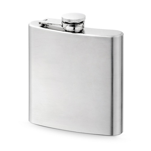 Bouteille de poche 180mL en acier inox