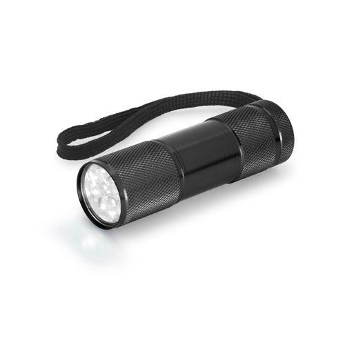 Lampe de poche en aluminium avec 9 LED