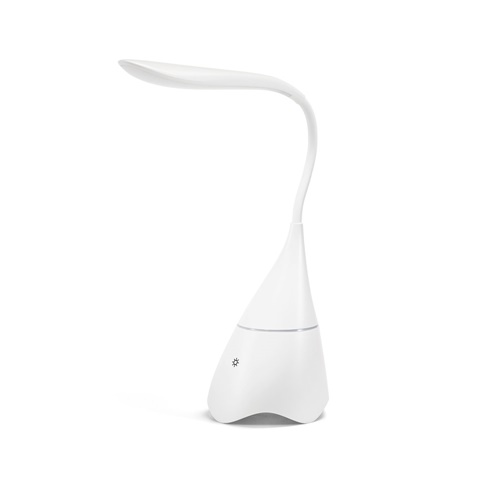 Lampe de bureau portable avec haut-parleur et autonomie de 5h en ABS recyclé (100 % rABS)
