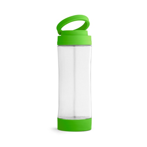 Bouteille de sport 390mL en verre avec bouchon en PP