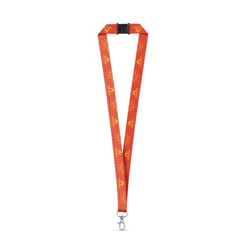 SET Lanyard SUBLIMATION Long II (20 mm) avec mousqueton à déclenchement de 20 mm et fermoir de sécurité