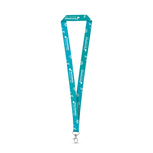 SET Lanyard SUBLIMATION Long II (20 mm) avec mousqueton à porte de 20 mm
