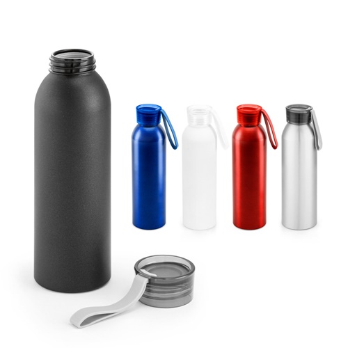 Bouteille / Gourde en aluminium recyclé (100 % rAL) avec bouchon en PP 660 ml