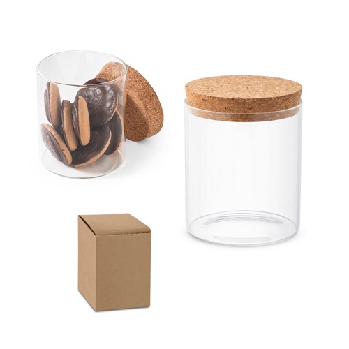 SPICE 700. Bouteille en verre borosilicate et bouchon en liège 700 ml
