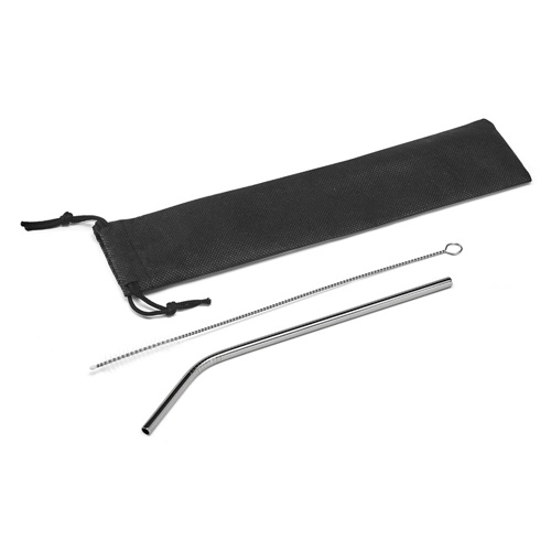 Paille en acier inoxydable réutilisable