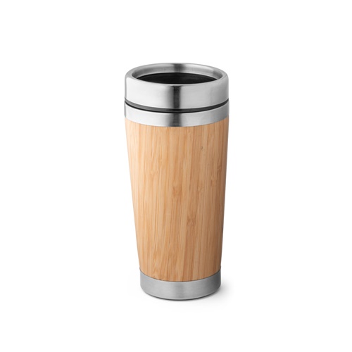 Tasse de voyage 500mL en babou et acier inox