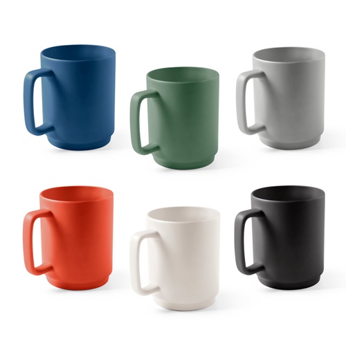 Tasse en céramique avec corps cylindrique 330 mL