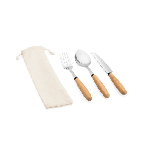 Set de 3 pièces en bois d'acacia