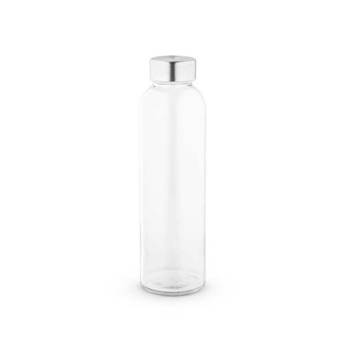 Bouteille en verre 500mL avec bouchon en acier inox à sublimation