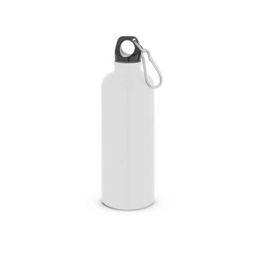 Bouteille en acier inoxydable à simple paroi avec mousqueton 550 ml