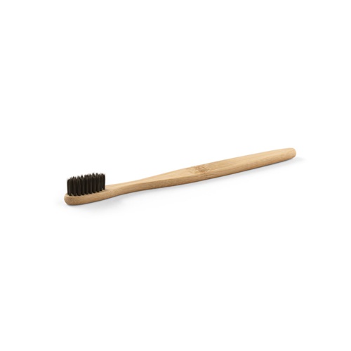 Brosse à dents avec corps en bambou et dents en nylon