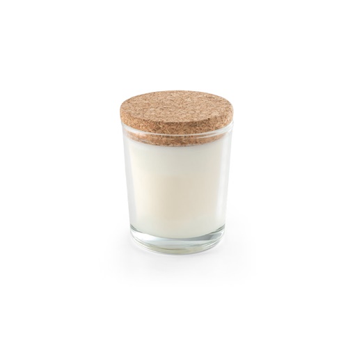 ZEN 80. Bougie aromatique dans une coupelle en verre avec un couvercle en liège 80 g