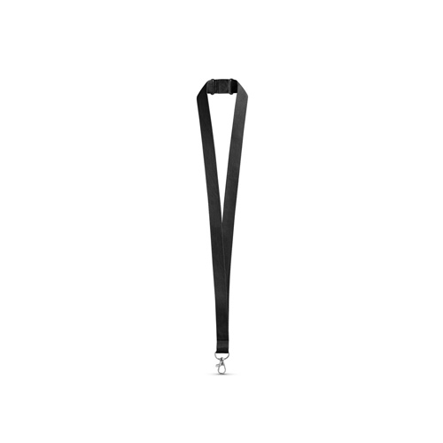 Lanyard en polyester avec fermoir de sécurité