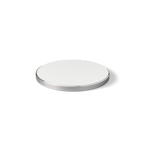 Chargeur sans fil 10W fast en ABS recyclé (100 % rABS) et aluminium recyclé (100 % rAL)
