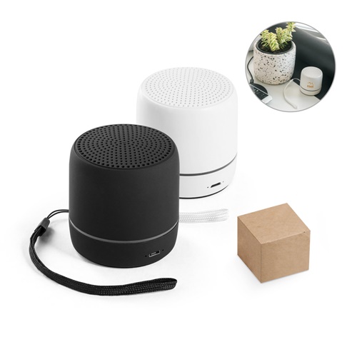 Haut-parleur portable 3W avec 4h d'autonomie en ABS recyclé (100% rABS)