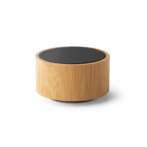 Enceinte portable 3W avec autonomie de 4h en bambou et ABS recyclé (100 % rABS)
