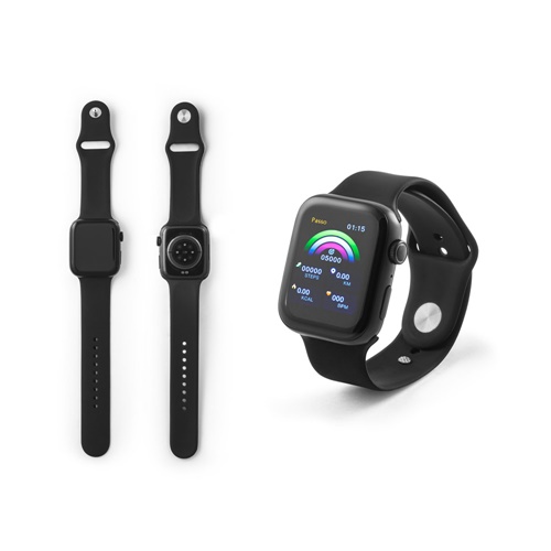Smartwatch avec écran 1.85", IPX4, autonomie de 3 jours et bracelet en silicone