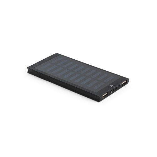 Batterie nomade de 8 000 mAh avec panneau solaire en aluminium 100 % recyclé