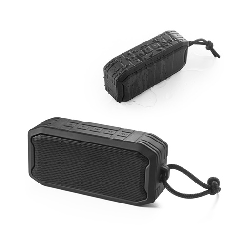Enceinte portable 10W avec IPX7 et autonomie de 9h en ABS recyclé
