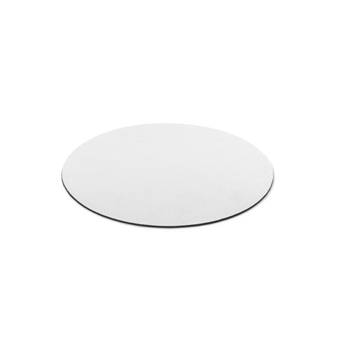 BLAIR ROUND. Tapis de souris rond avec base en caoutchouc