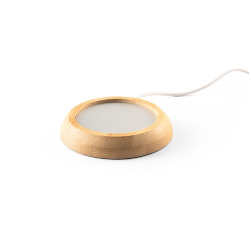 Chauffe-tasse avec corps en bambou