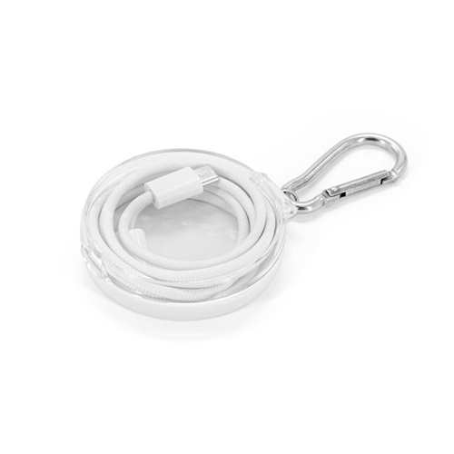 Câble USB-C vers USB-C avec gaine tressée (60 W), fabriqué en ABS, acier inoxydable, aluminium et polyester