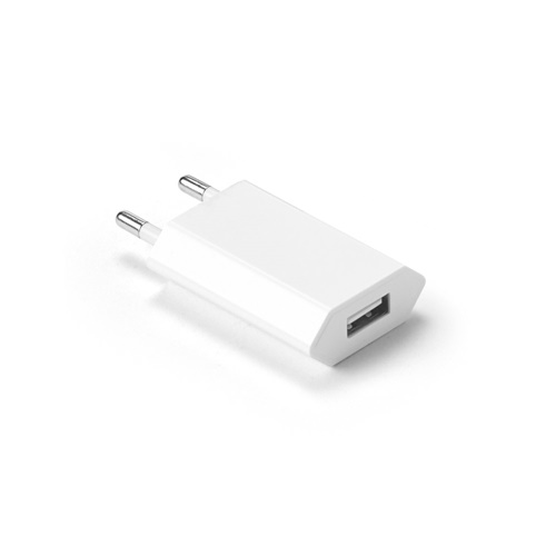 Adaptateur secteur USB-A 5W en ABS recyclé (100 % rABS)
