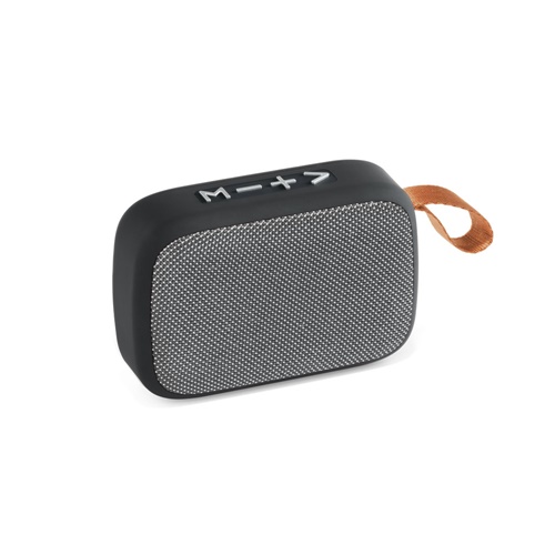Enceinte portable 3W avec autonomie de 2h en polyester et ABS