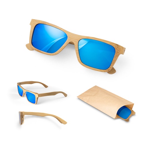 Lunettes de soleil en bambou