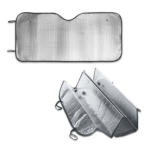 Pare-soleil pour pare-brise de voiture avec revêtement en PE et en aluminium