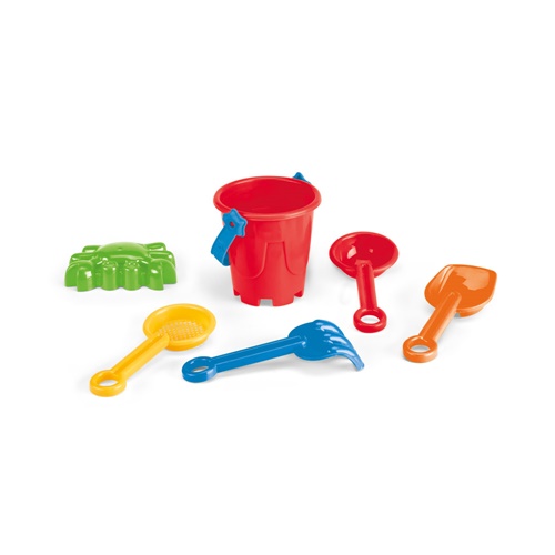 Seau de plage en PP avec 5 accessoires