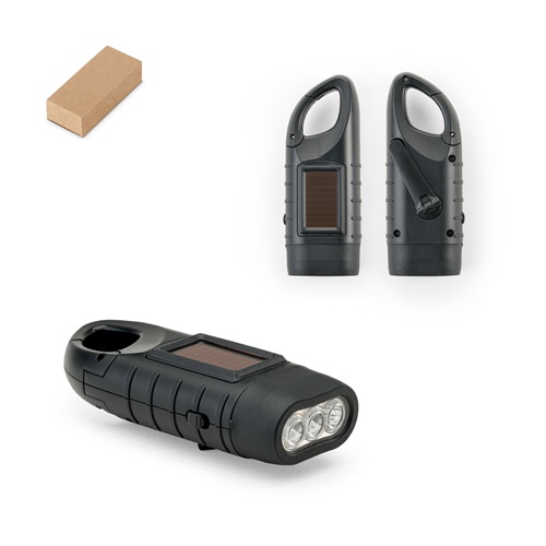 Lampe torche compacte de 0'5 W en ABS, avec 3 LED blanches de 90 lumens