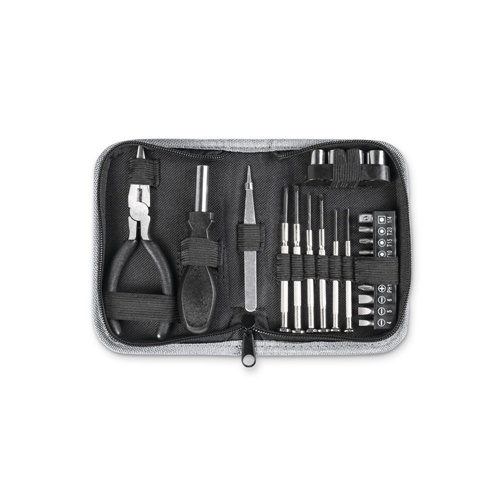 Ensemble d'outils multifonctions de 24 pièces en acier au carbone